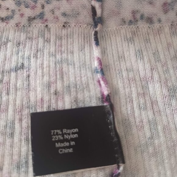 Lane Bryant Cardigan 22/24 Plus Sz Leopard Print Open Front Lightweight Sweater - Picture 3 of 6